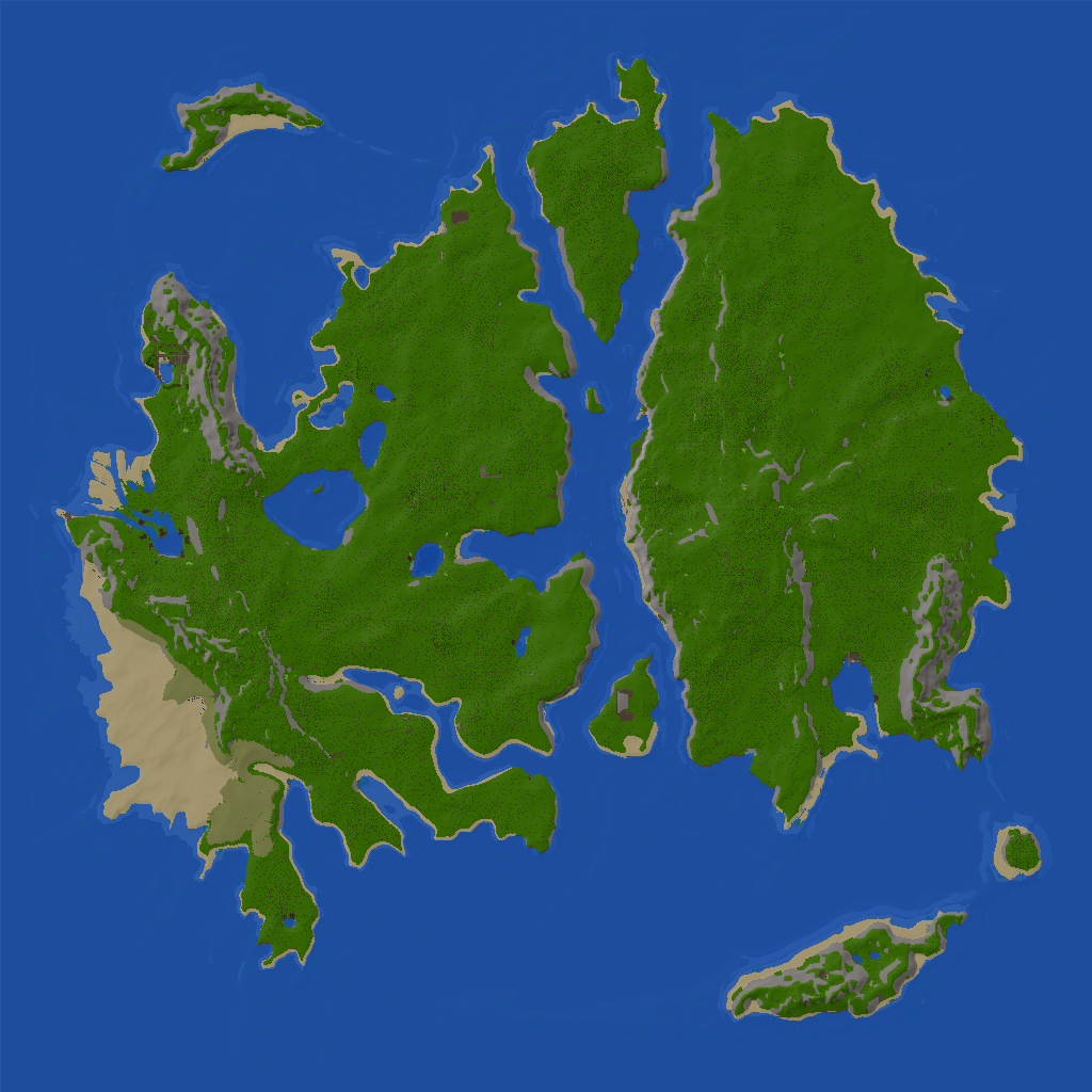 Full server map preview